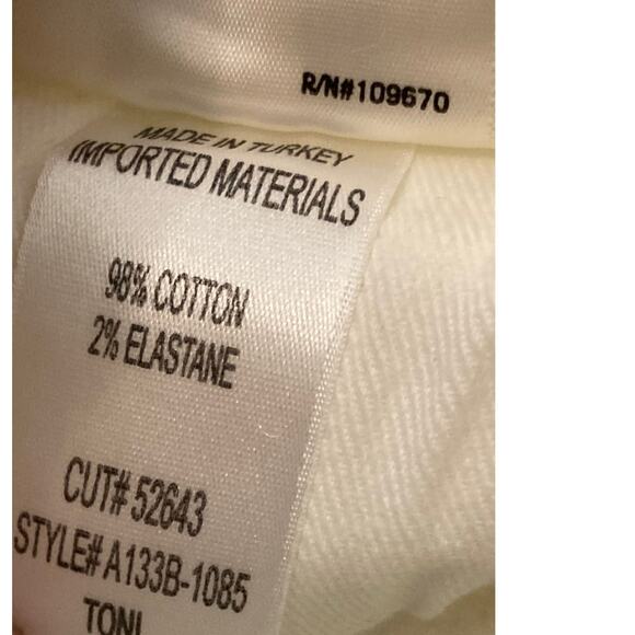 Agolde Toni Mid Rise Chewed Hem Straight Soft Denim Jeans Size 25 in Glowed NWT - Picture 8 of 8